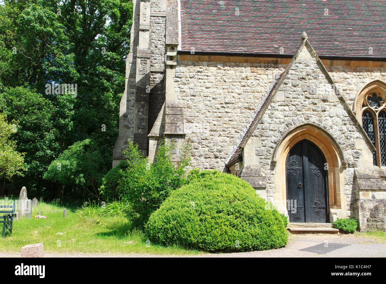 Church of the Holy Innocents (detail), High Beach, Essex, England. Stock Photo