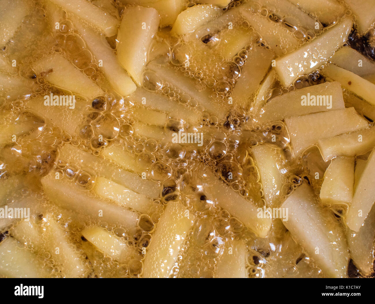 Hot oil potatoes hires stock photography and images Alamy