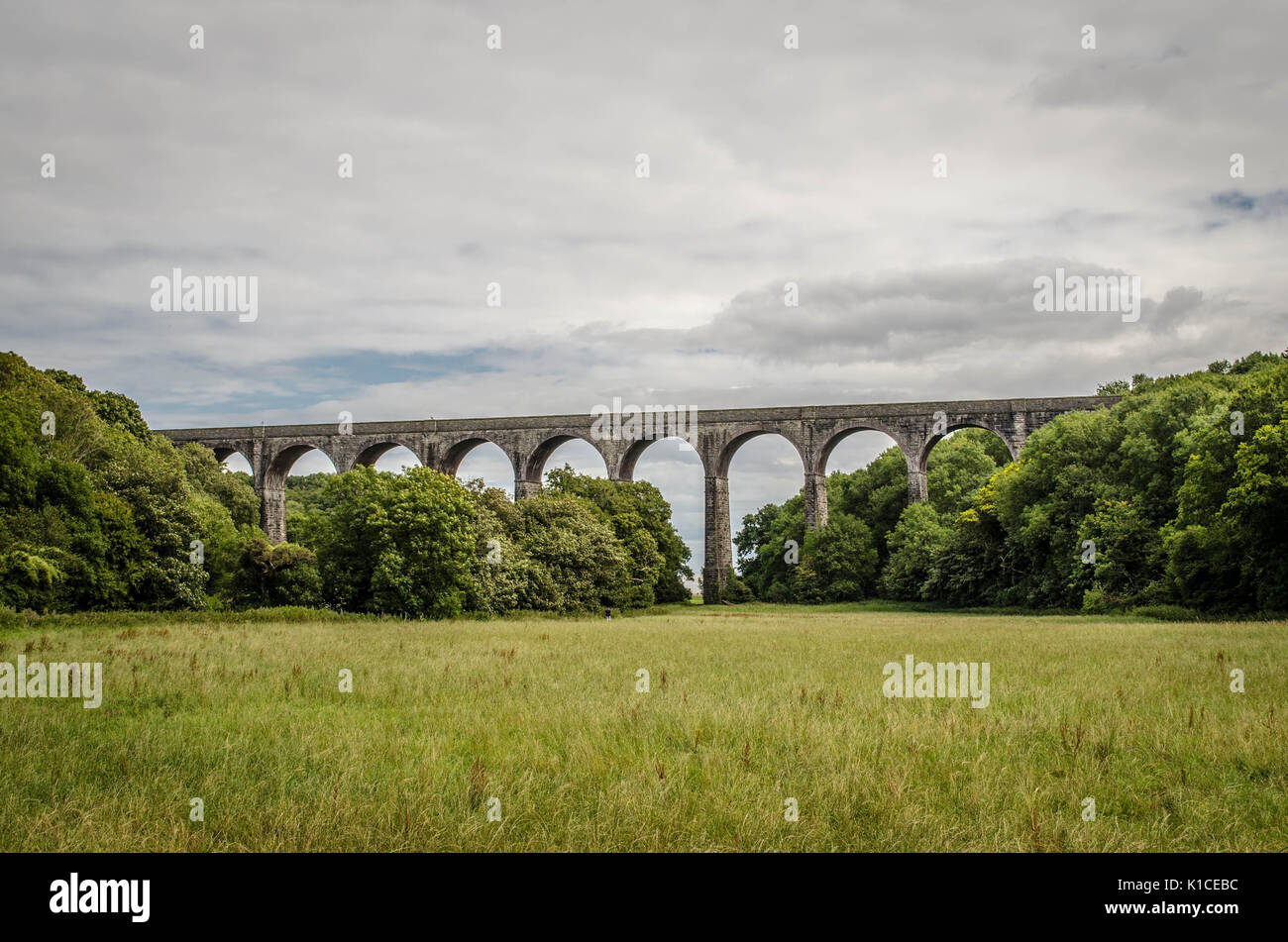Porthkerry Country Park in Barry, Vale of Glamorgan, Wales. Stock Photo