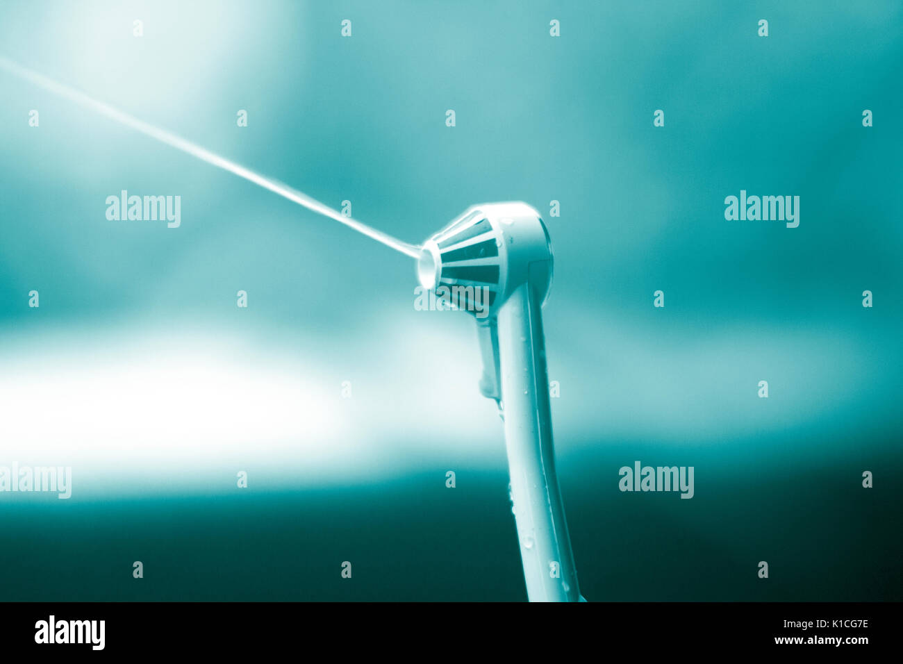 Dental water spray cleaner for interdental hygiene Stock Photo Alamy