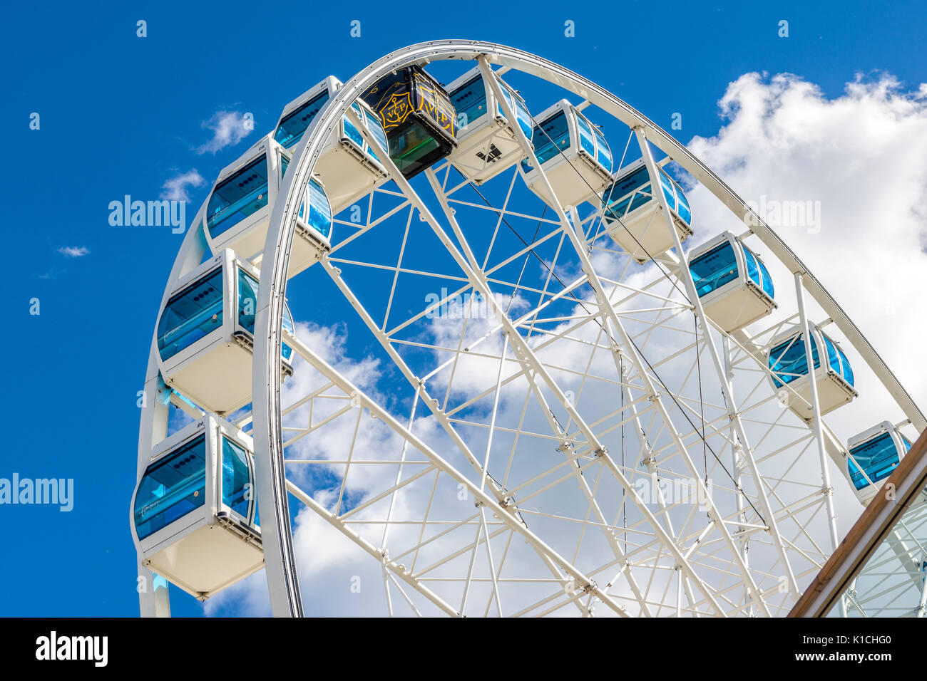 Ferris wheel in Helsinki, Finland Stock Photo