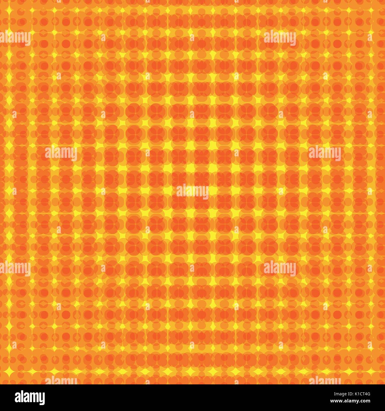 Abstract seamless yellow and orange vector pattern for wallpapers and ...