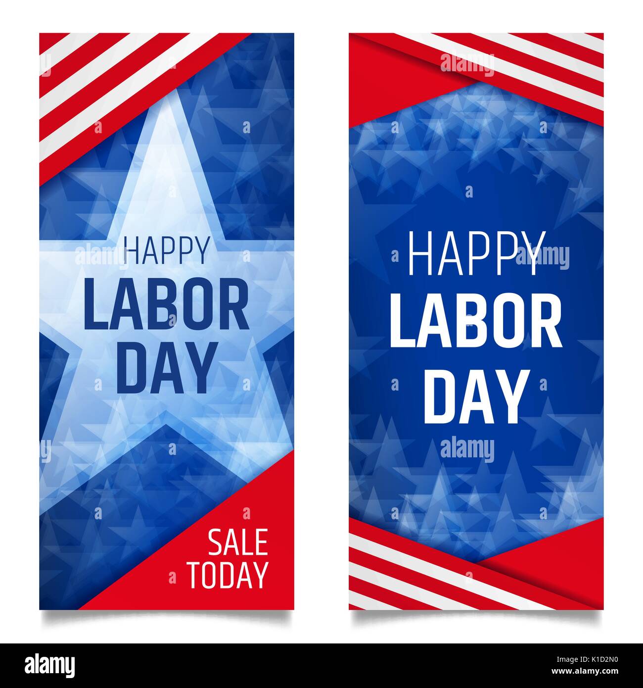 Vertical memorial day banner set hires stock photography and images
