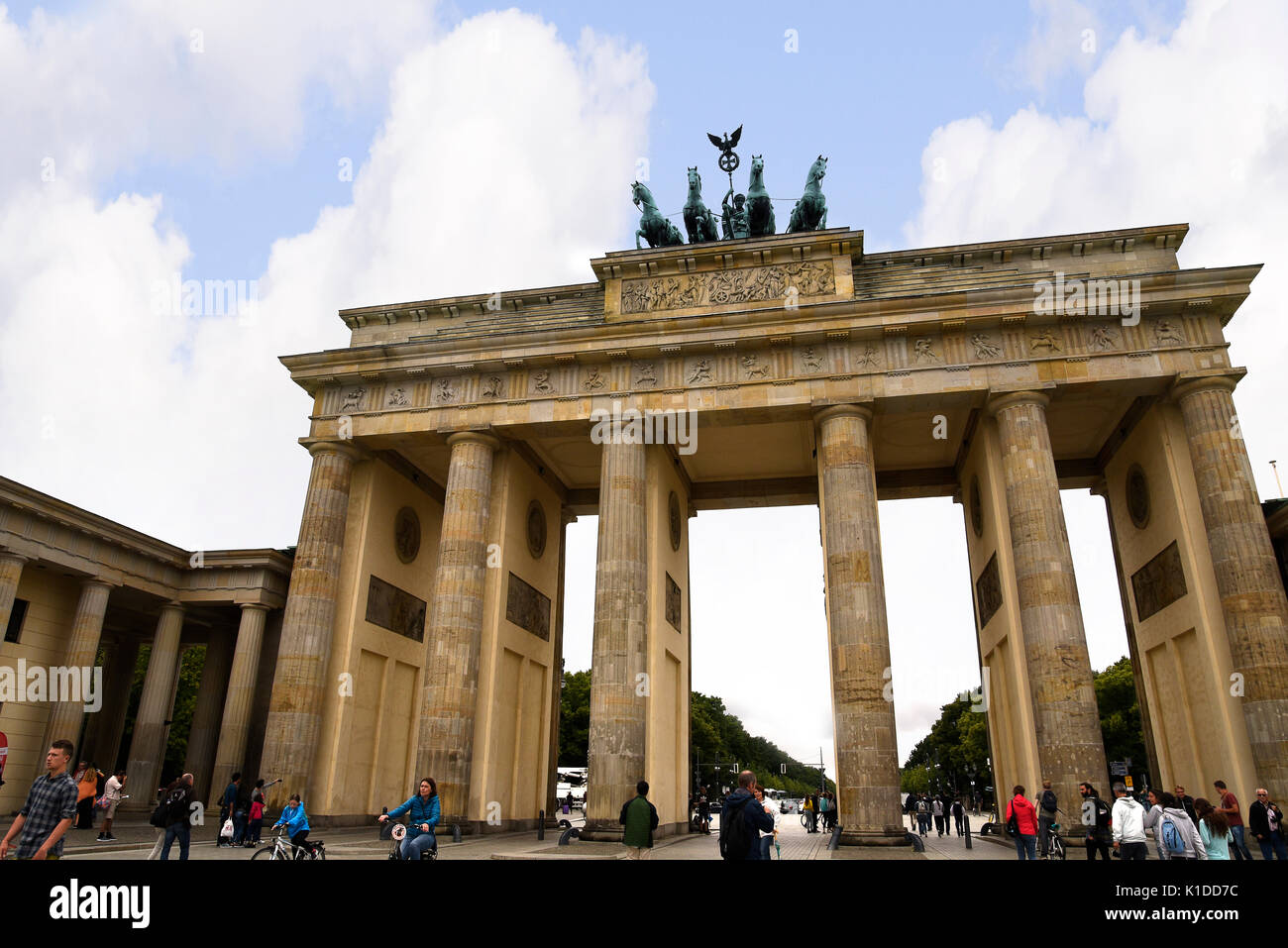 Brandenburg Gate is Berlin's most famous landmark. A symbol of Berlin
