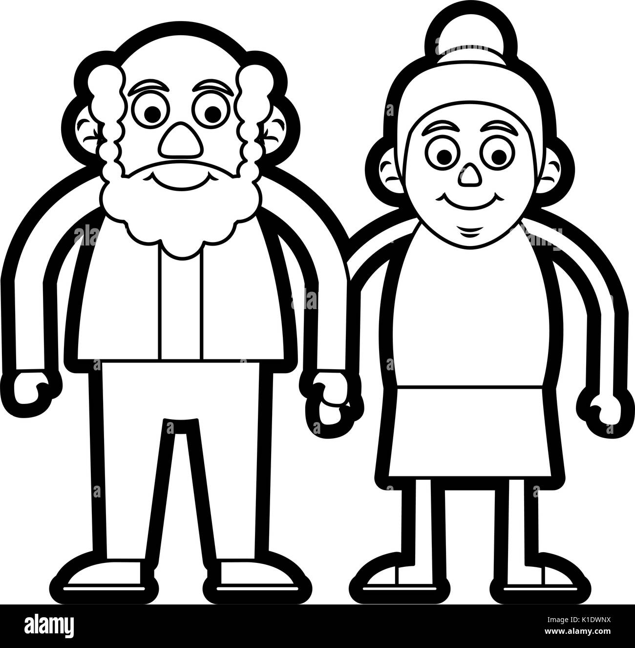 couple vector illustration Stock Vector Image & Art - Alamy
