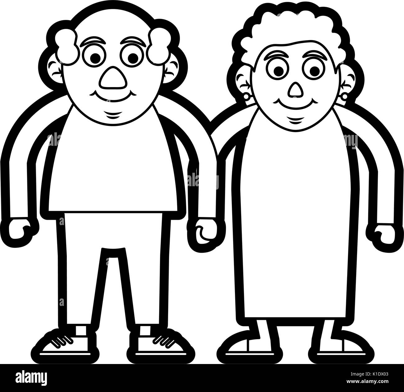 couple vector illustration Stock Vector Image & Art - Alamy