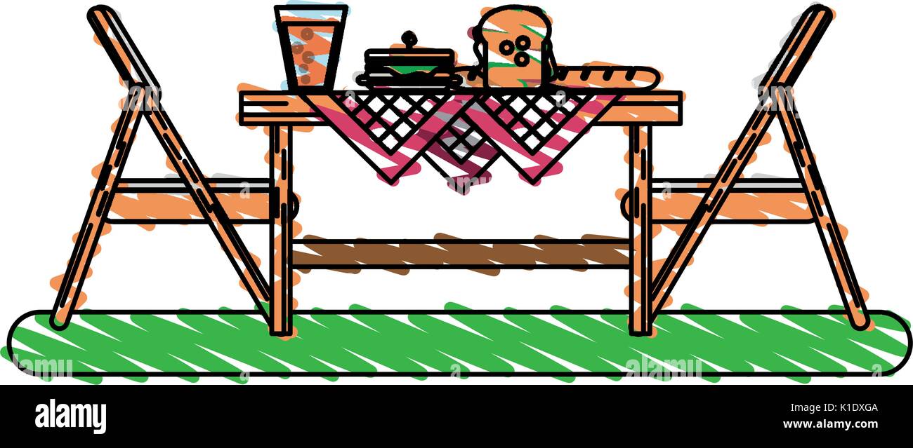 table vector illustration Stock Vector Image & Art - Alamy