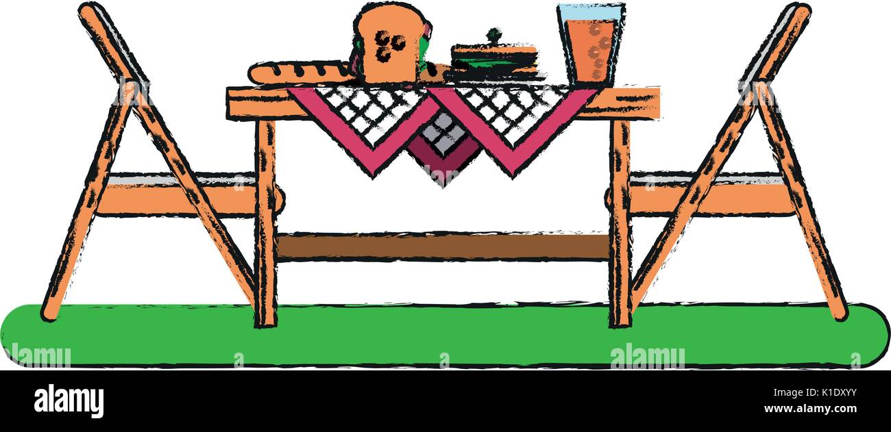 table vector illustration Stock Vector Image & Art - Alamy