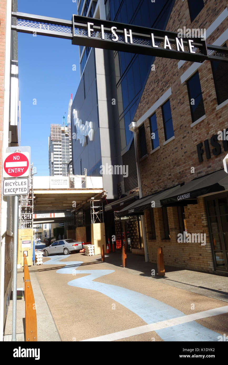 Fish Lane, South Brisbane, Queensland, Australia. No PR Stock Photo Alamy