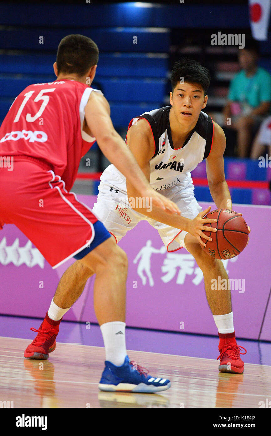 Takuma Sato (JPN), AUGUST 25, 2017 - Basketball : The 29th Summer  Universiade 2017 Taipei Preliminary Round Pool B match between Japan 63-73  Norway at University of Taipei Tianmu Gymnasium, Taipei, Taiwan. (