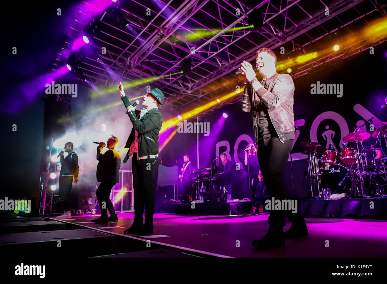 Boyzone at Hastings Pier Stock Photo