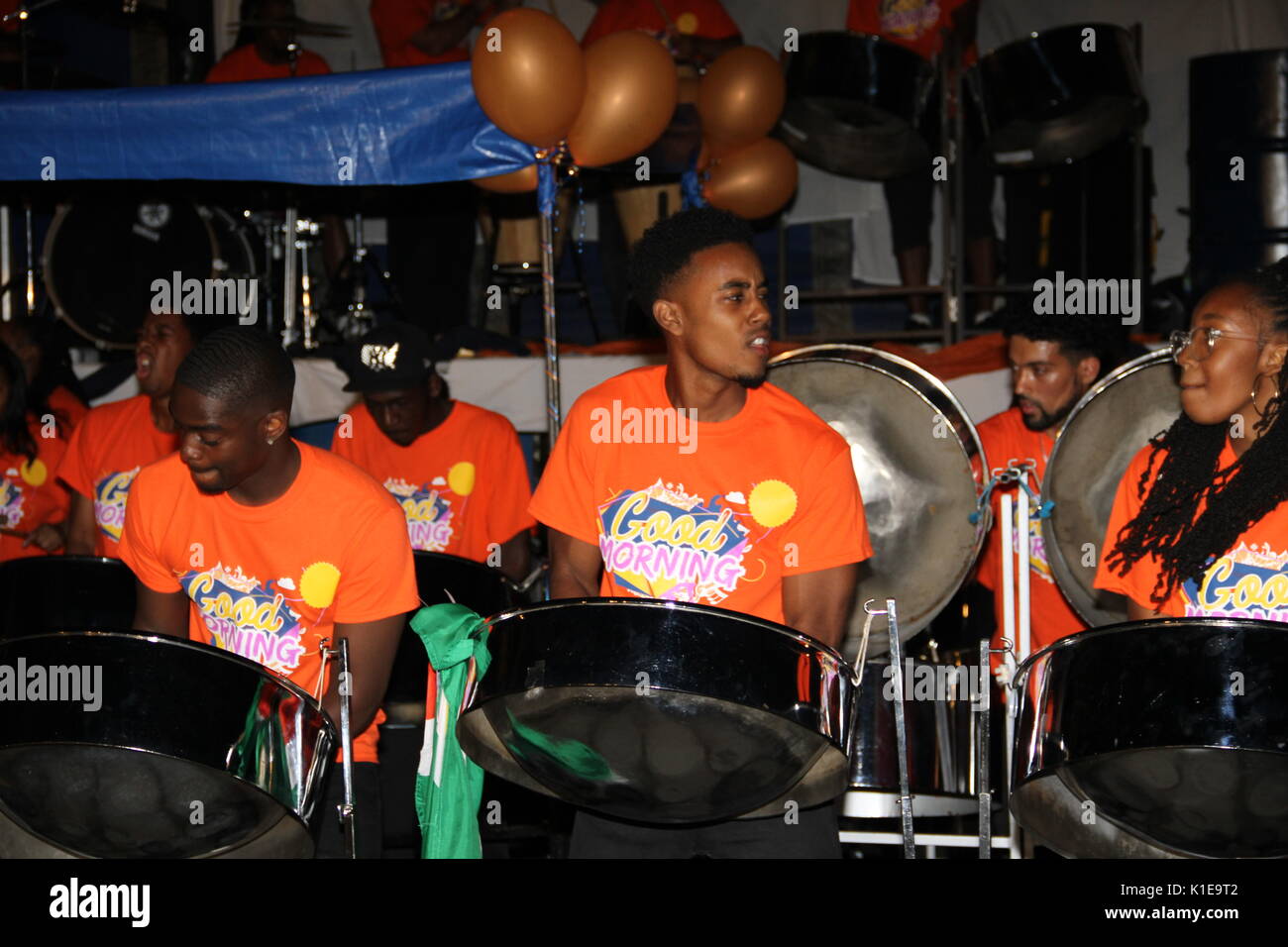 London, UK. 26th August, 2017. Steel bands compete in the Notting Hill