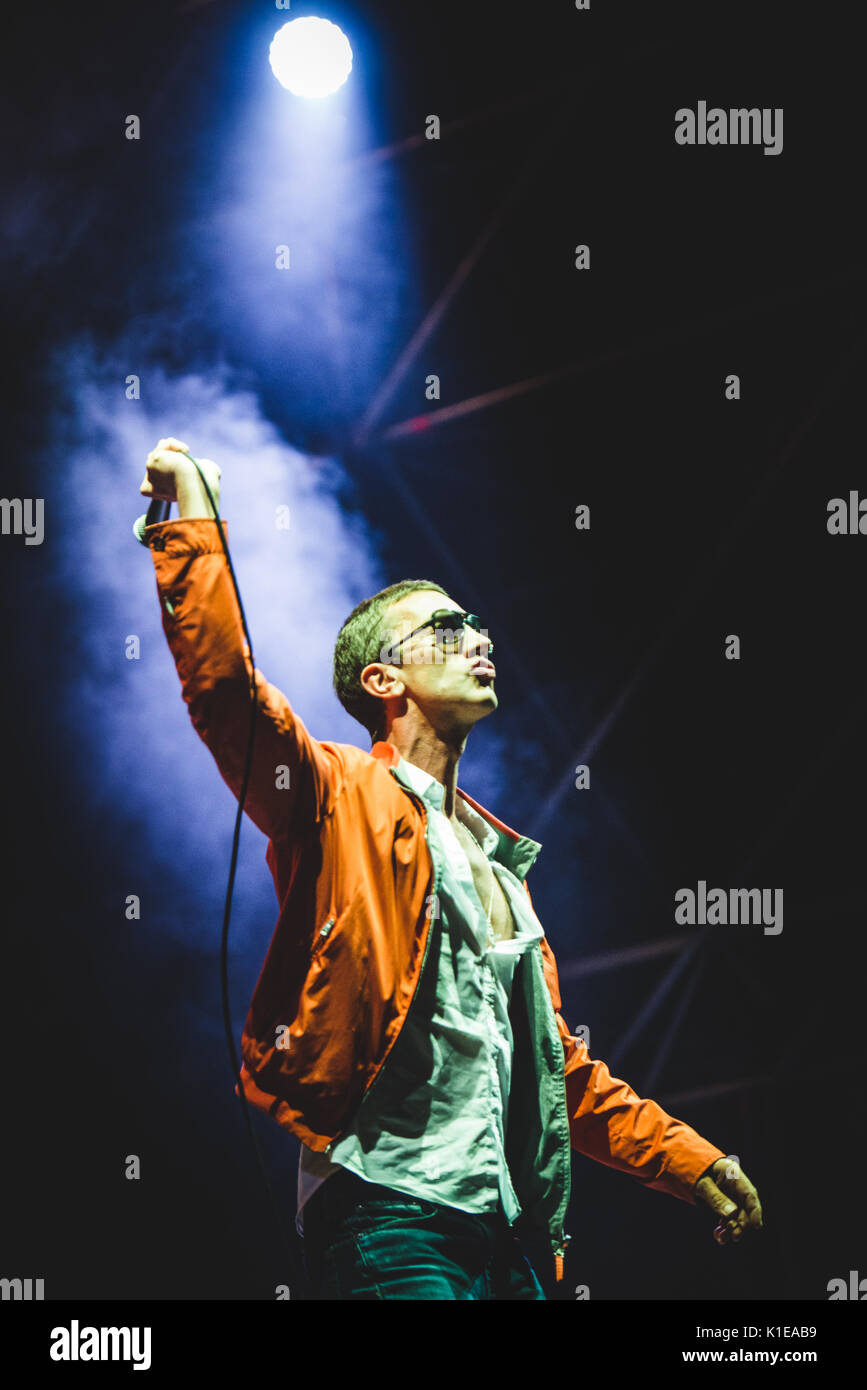 Torino, Italy. 26th Aug, 2017: Richard Ashcroft performing live on stage at the TODays Festival in Torino Credit: Alessandro Bosio/Alamy Live News Stock Photo