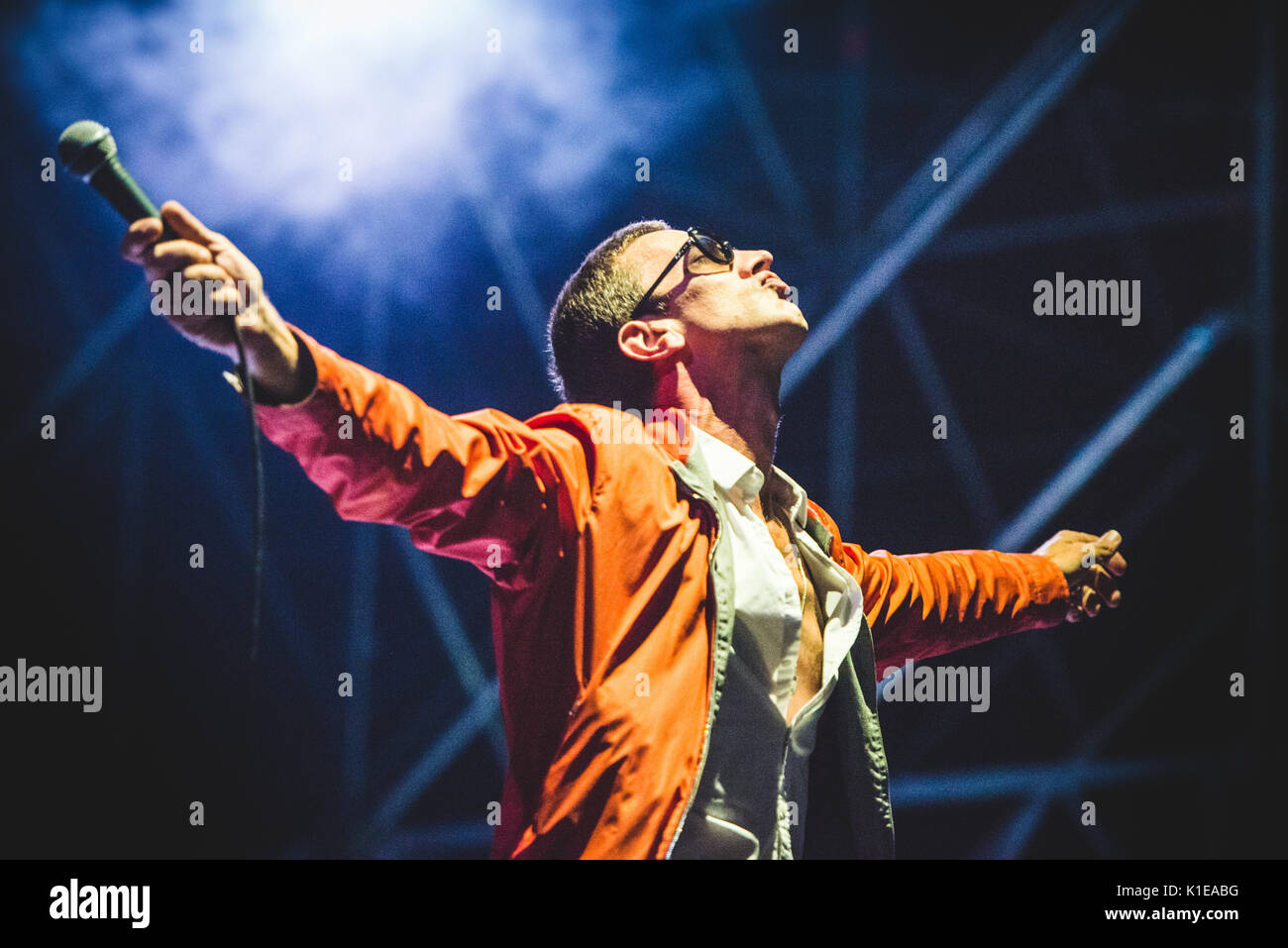 Torino, Italy. 26th Aug, 2017: Richard Ashcroft performing live on stage at the TODays Festival in Torino Credit: Alessandro Bosio/Alamy Live News Stock Photo