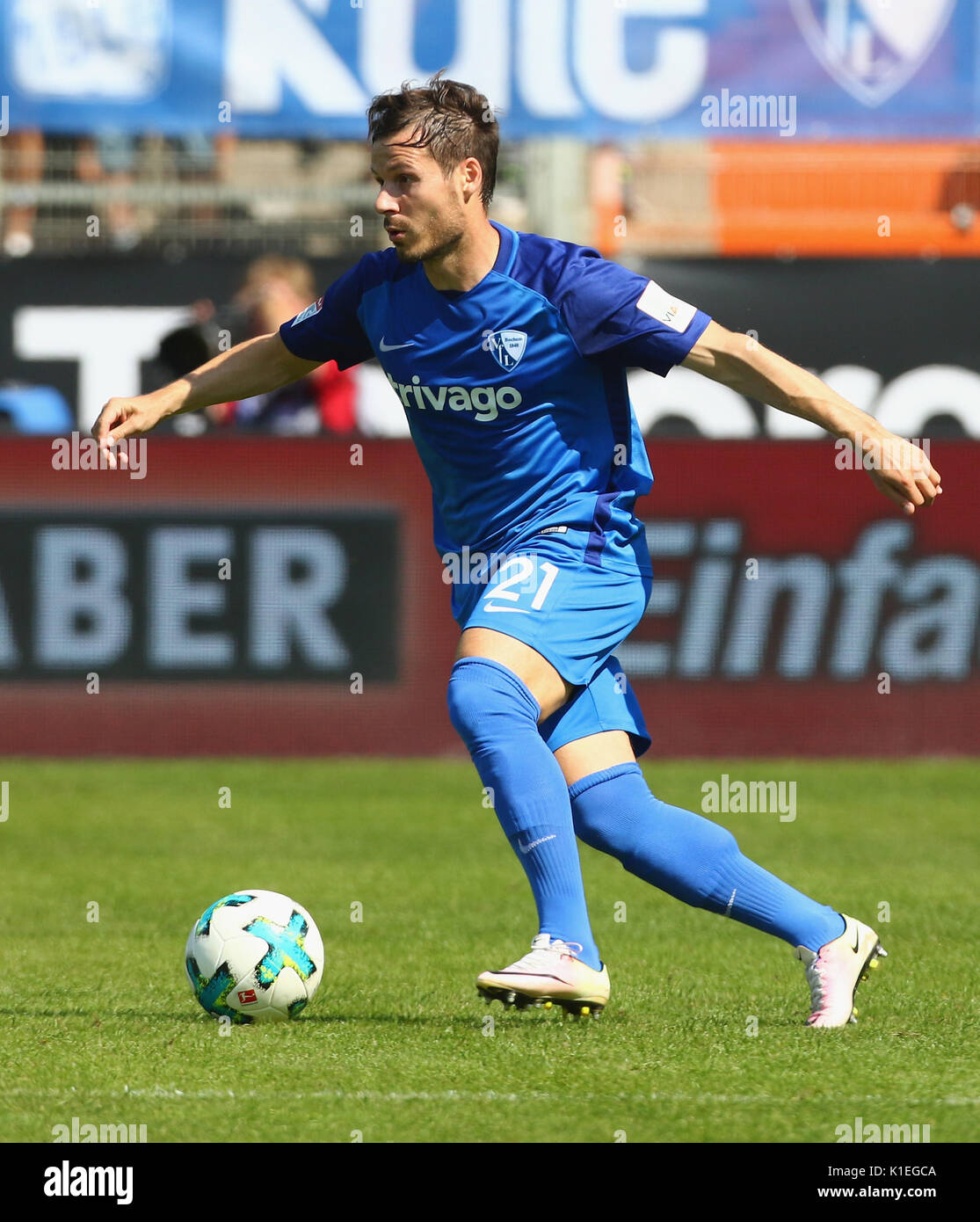 Bochum, Germany. 27th Aug, 2017. football 2nd league, matchday 4, VfL