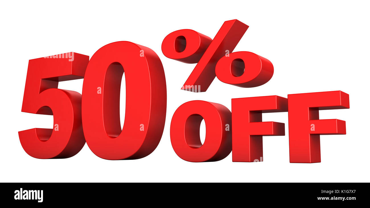 50 percent off sale hi-res stock photography and images - Alamy