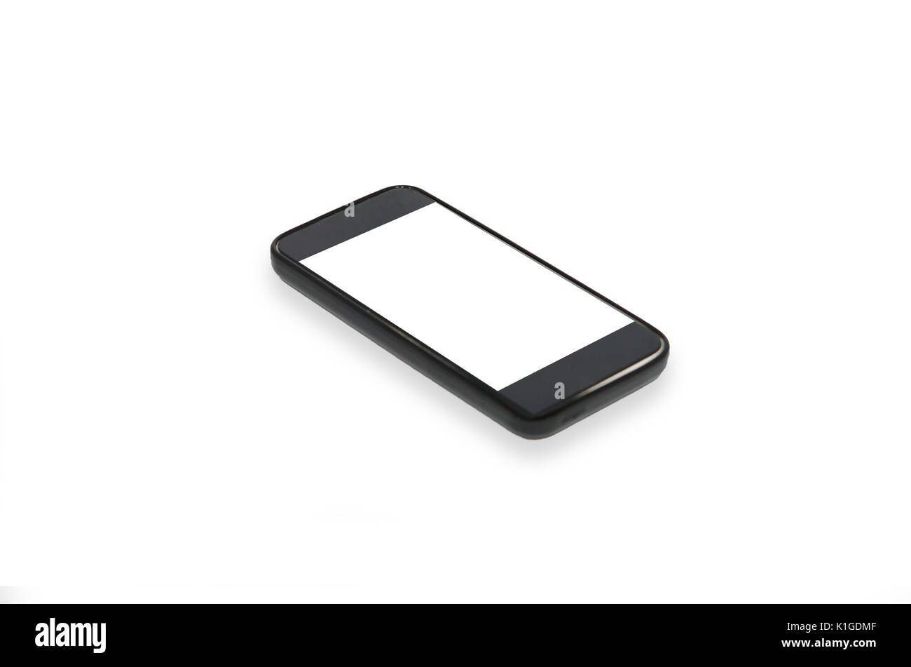 Mobile smart phone, isolated on white background Stock Photo - Alamy