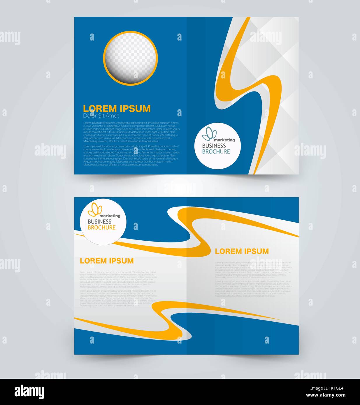 Abstract flyer design background. Brochure template. Can be used for