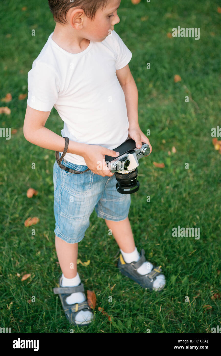 boys in sandals