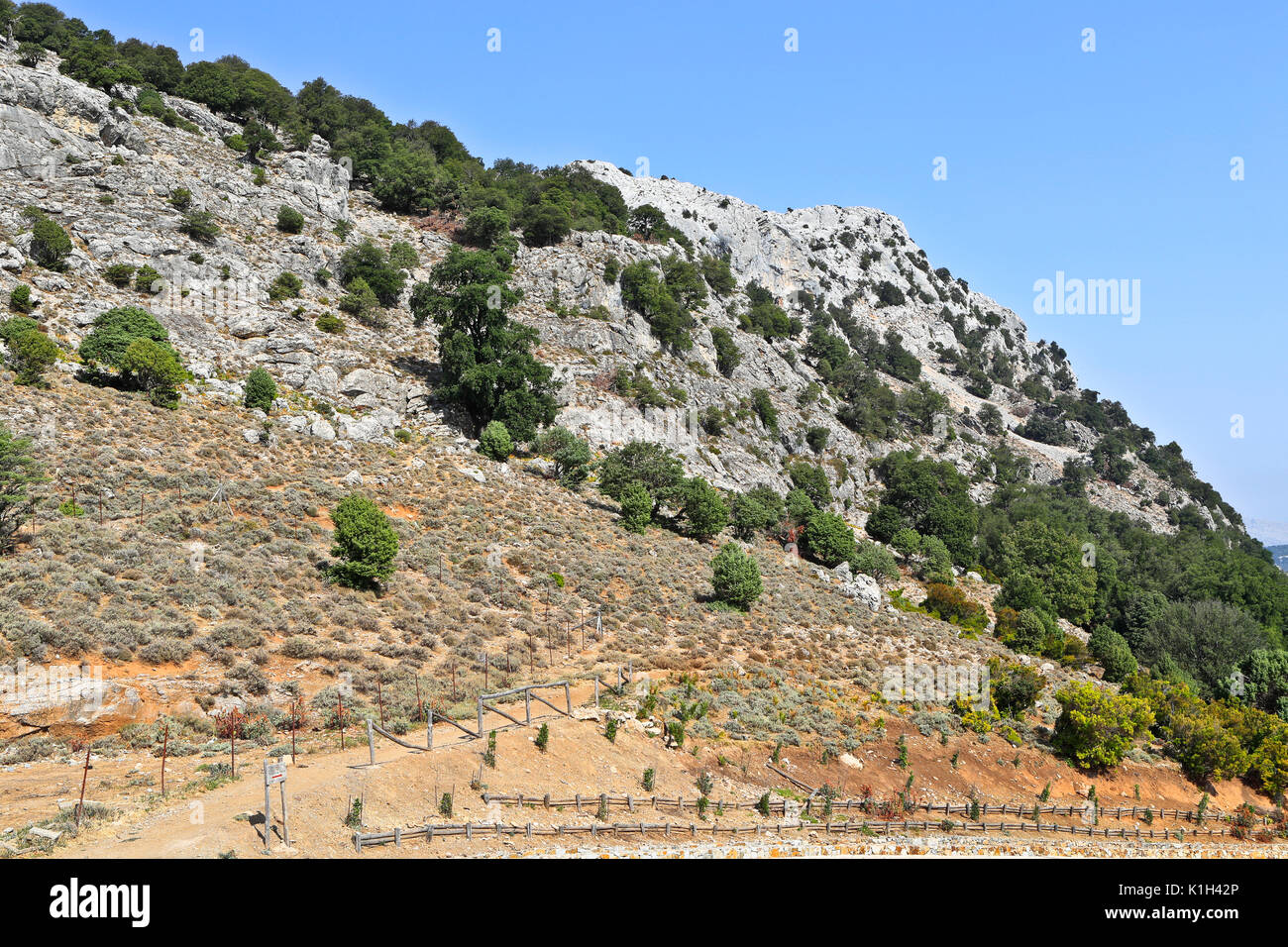 Landscape in Dorgali, Sardegna Stock Photo