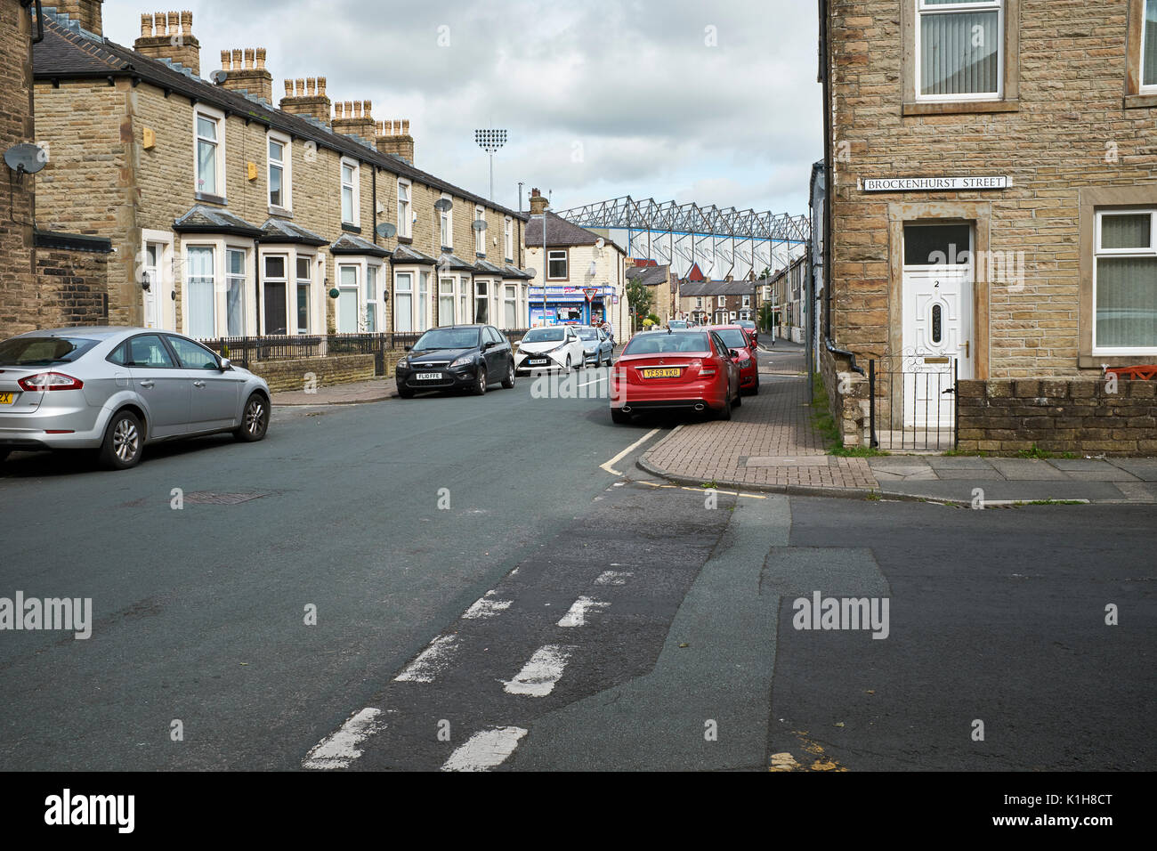 Towards Burnley Football Club from junction of Mitella Street and