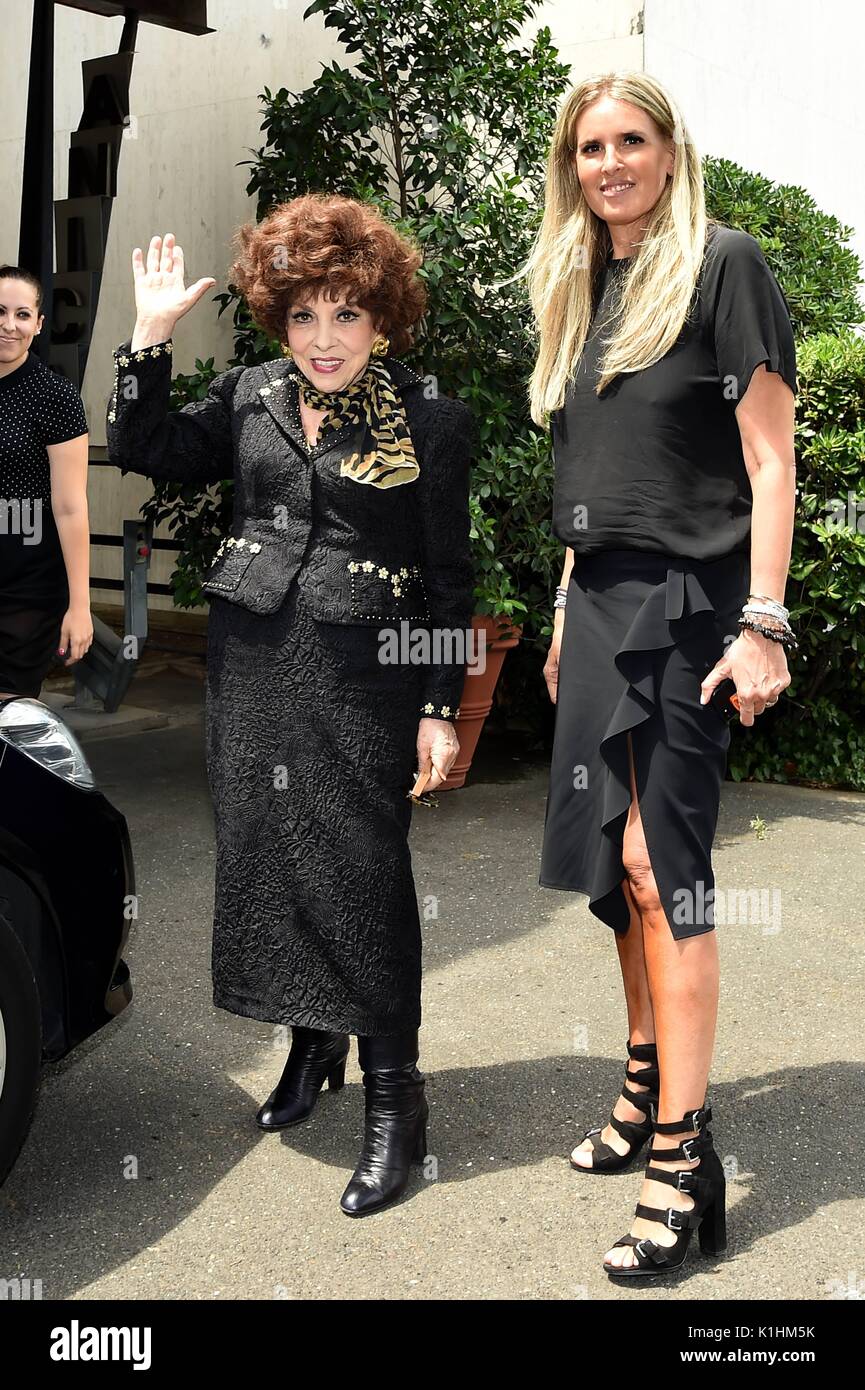 Gina Lollobrigida attends the Award Nation prize in Rome Featuring ...