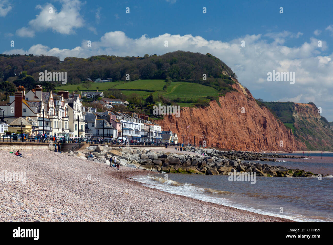 Sidmouth is a popular Victorian seaside resort on the Jurassic Coast ...