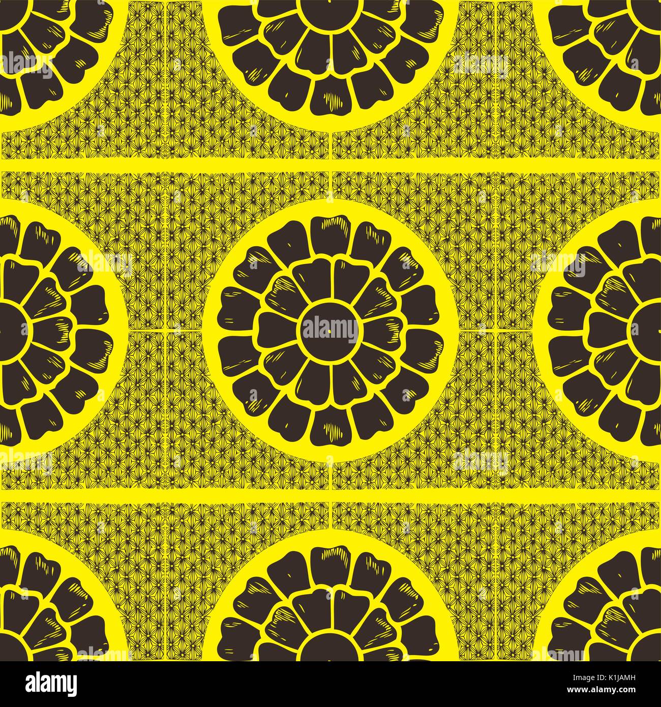 Seamless abstract vintage floral background pattern ,vector illustration Stock Vector