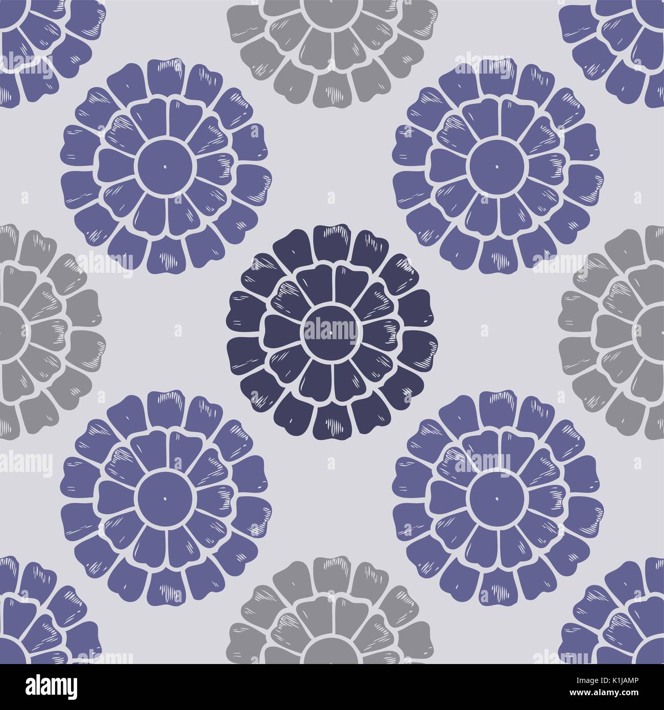 Seamless abstract vintage floral background pattern ,vector ...