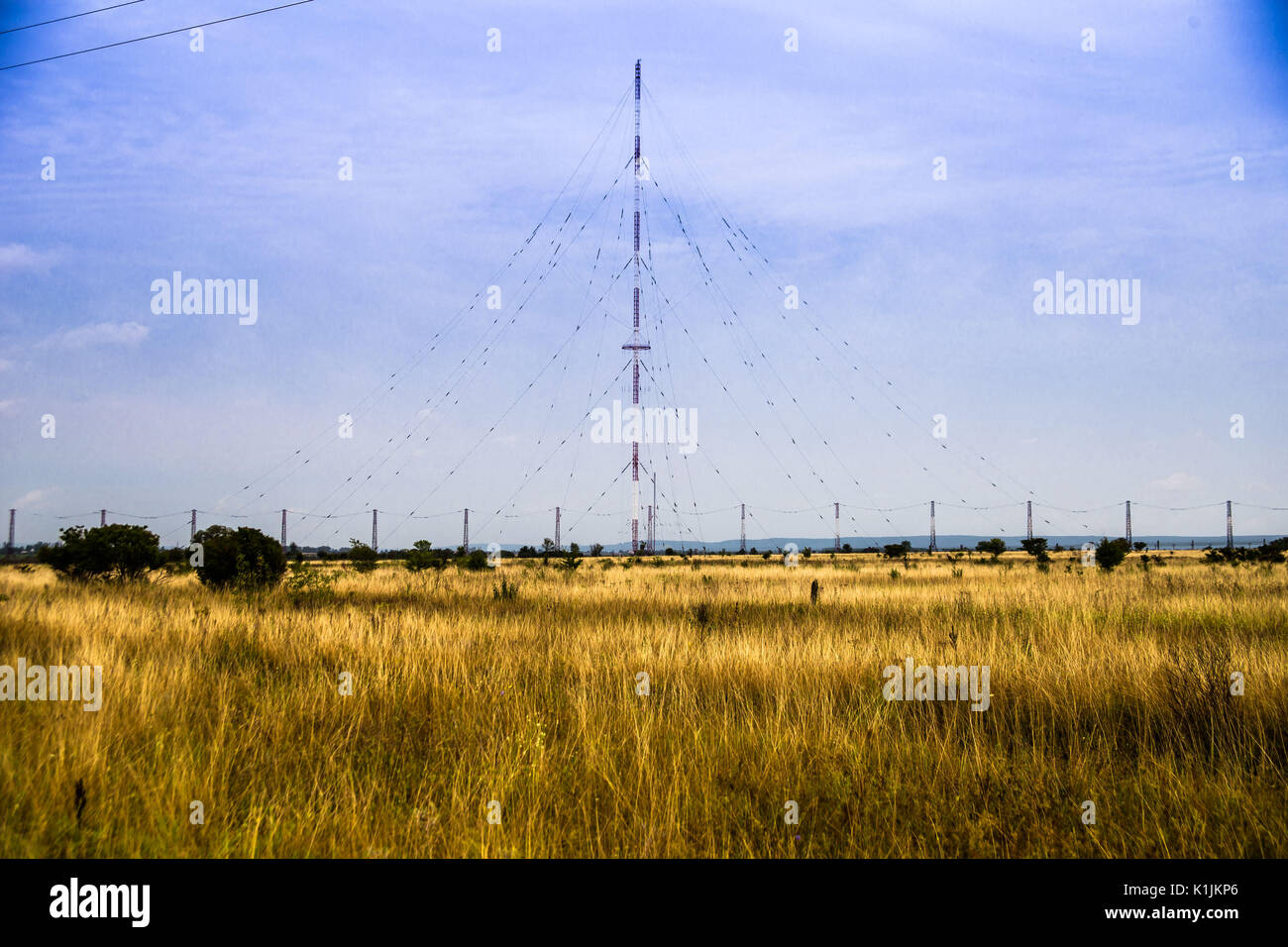 TV and radio towers. Communication radio stations, for radio signal