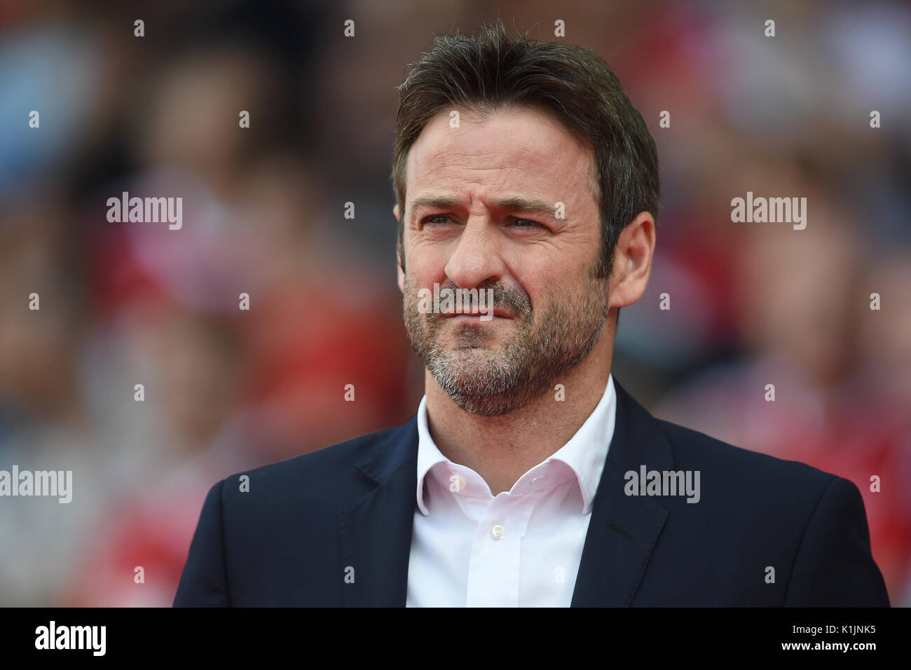 Leeds United manager Thomas Christiansen during the Sky Bet