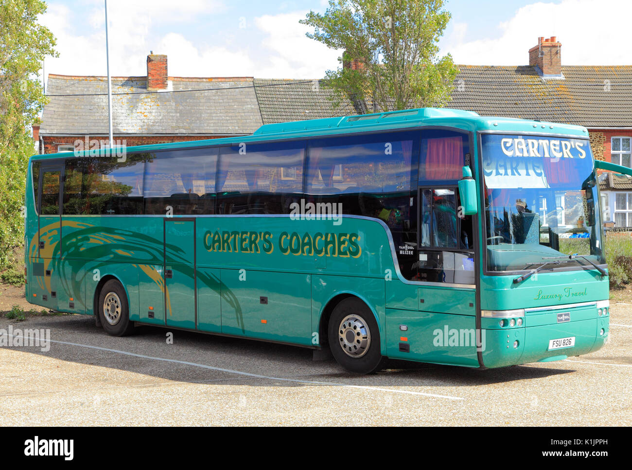 Carters Coahes, coach, day trips, trip, travel company, companies, excursion, excursions, transport, England, UK Stock Photo