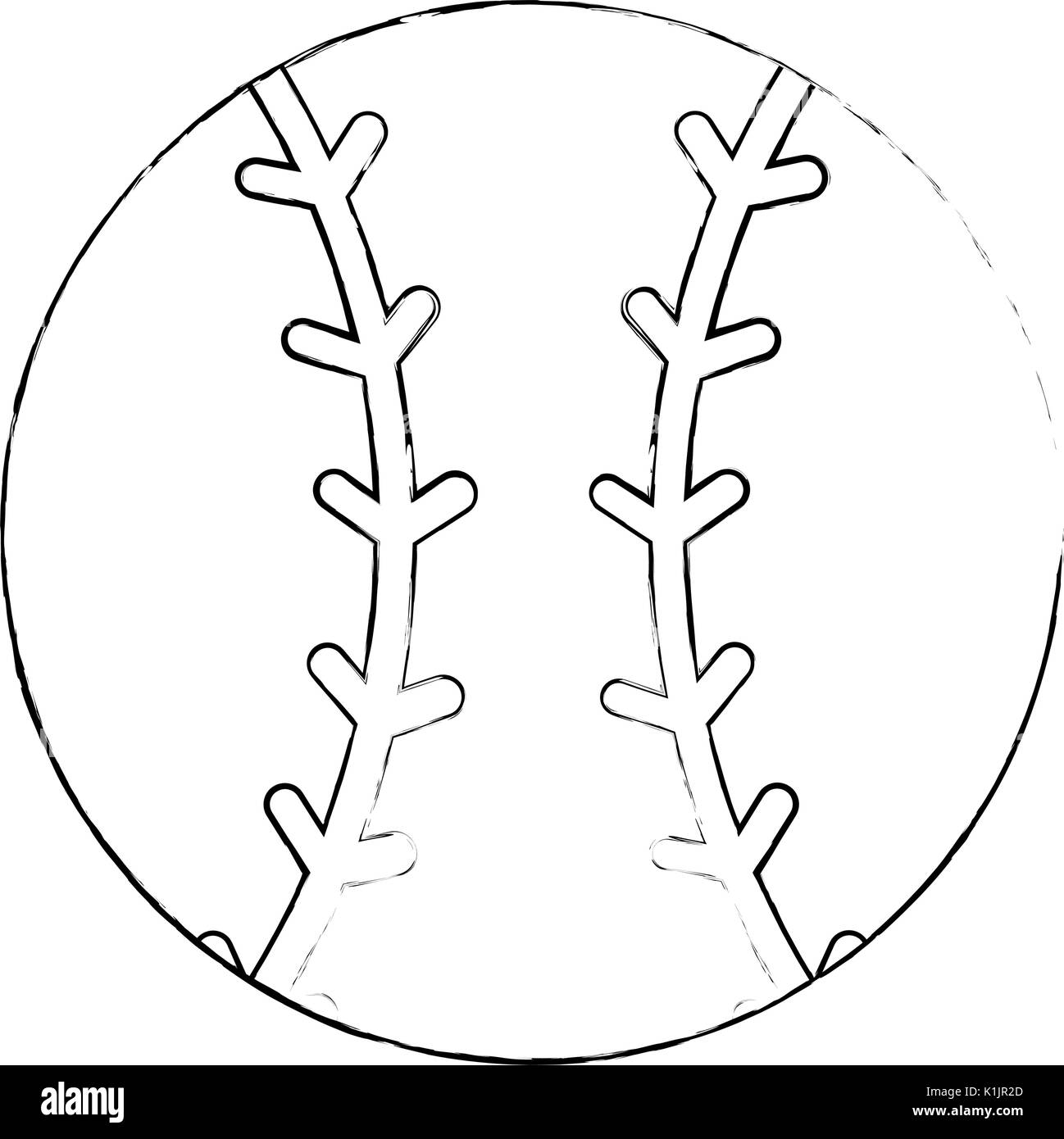baseball ball icon over white background vector illustration Stock ...