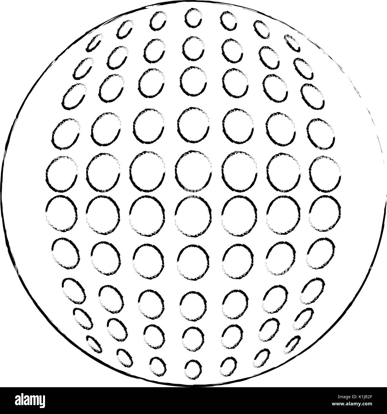 golf ball icon over white background vector illustration Stock Vector ...