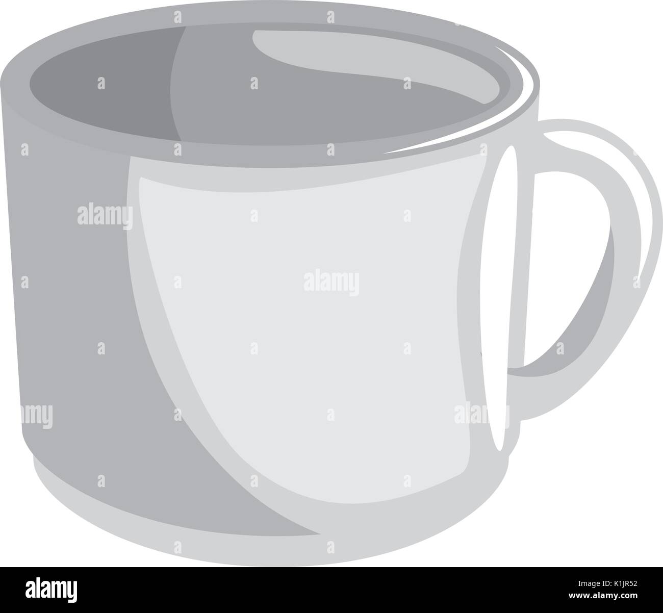 coffee mug icon over white background vector illustration Stock Vector ...