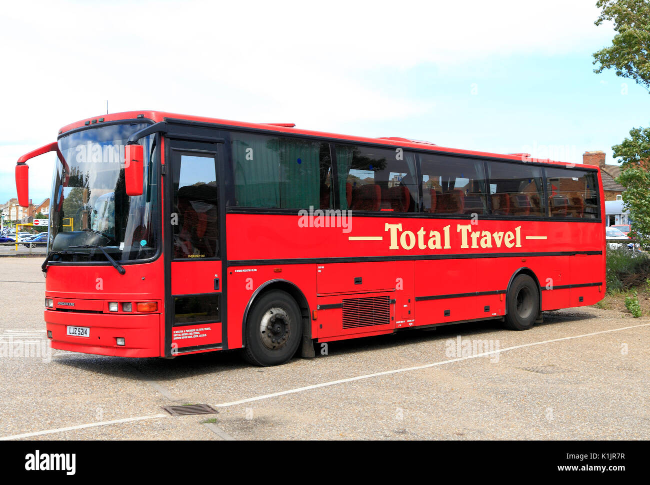 Total Travel, coach, coaches, day trips, trip, excursion, excursions, travel company, companies, transport, England, UK. Stock Photo