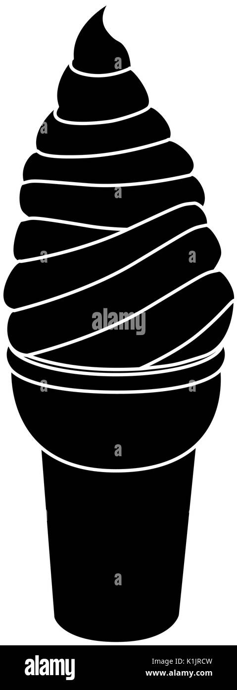 ice cream icon over white background vector illustration Stock Vector ...