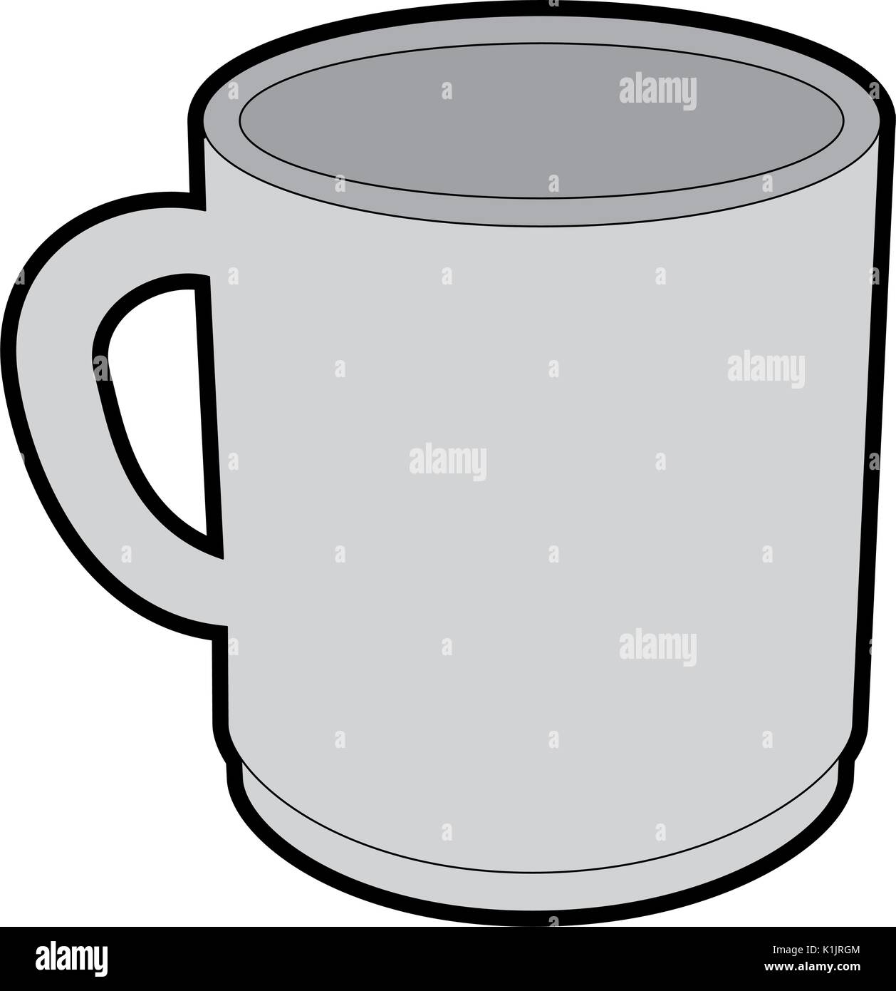 coffee mug icon over white background vector illustration Stock Vector ...