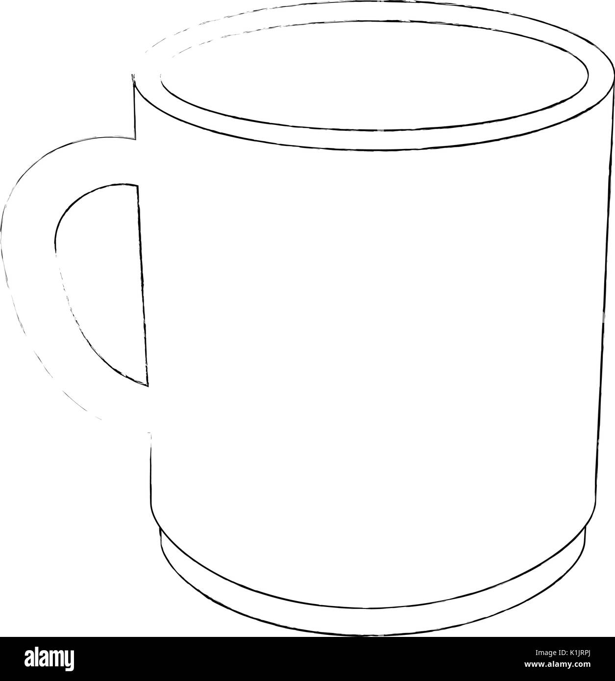 coffee mug icon over white background vector illustration Stock Vector ...