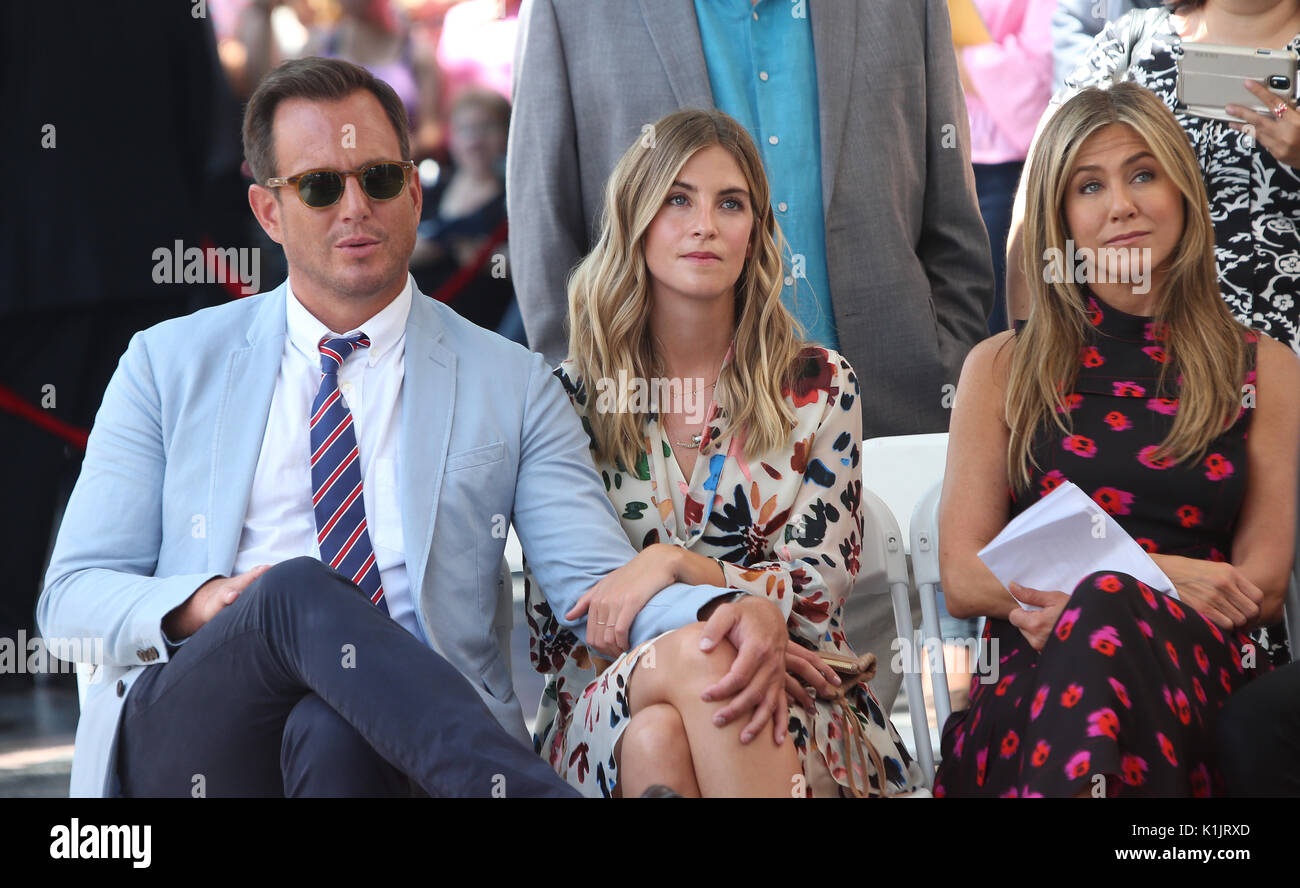 Jason Bateman Honored With Star On The Hollywood Walk Of Fame Featuring:  Will Arnett, Elizabeth Law, Jennifer Aniston Where: Hollywood, California,  United States When: 26 Jul 2017 Credit: FayesVision/WENN.com Stock Photo -