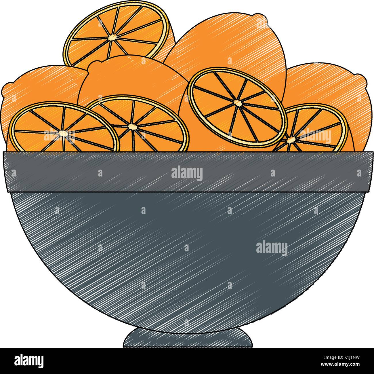 Fruits on dish icon vector illustration graphic design Stock Vector