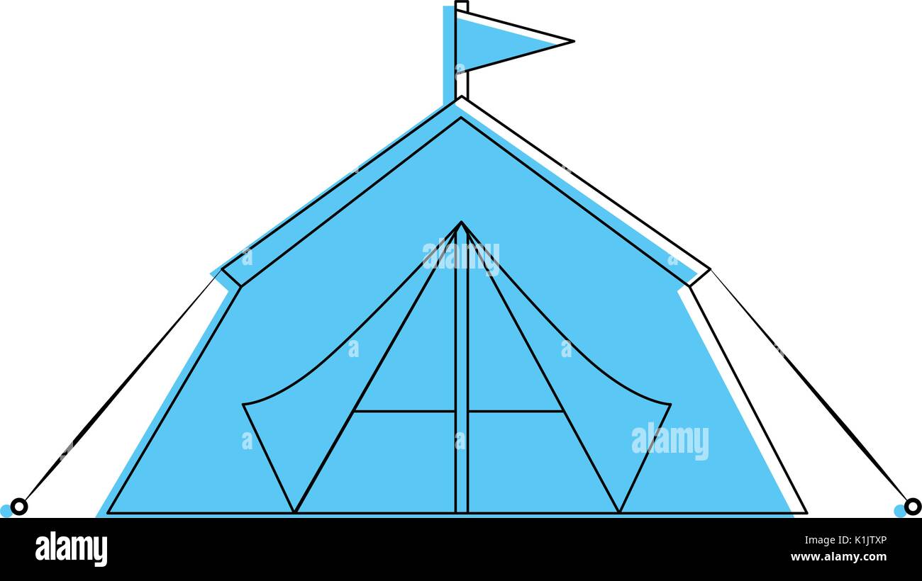 Camping tent isolated icon vector illustration graphic design Stock ...