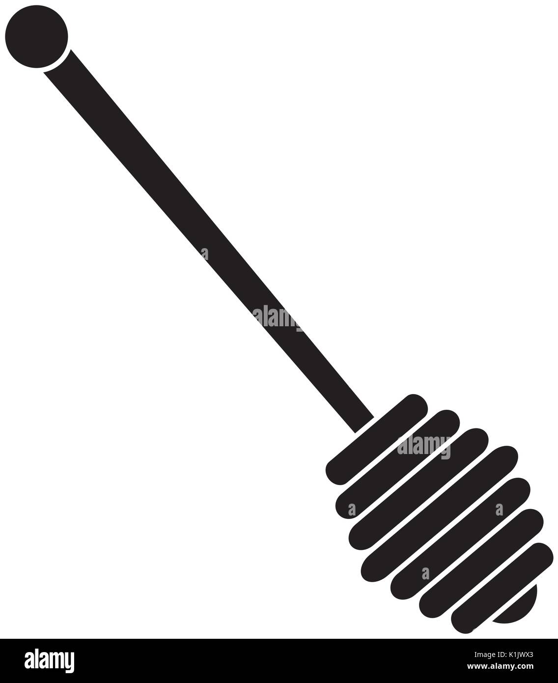 honey spoon isolated icon Stock Vector Image & Art Alamy