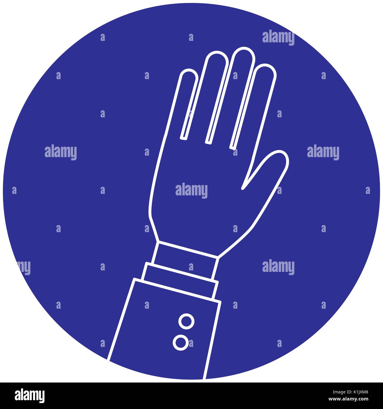 Hand asking isolated icon vector illustration design Stock Vector Image ...
