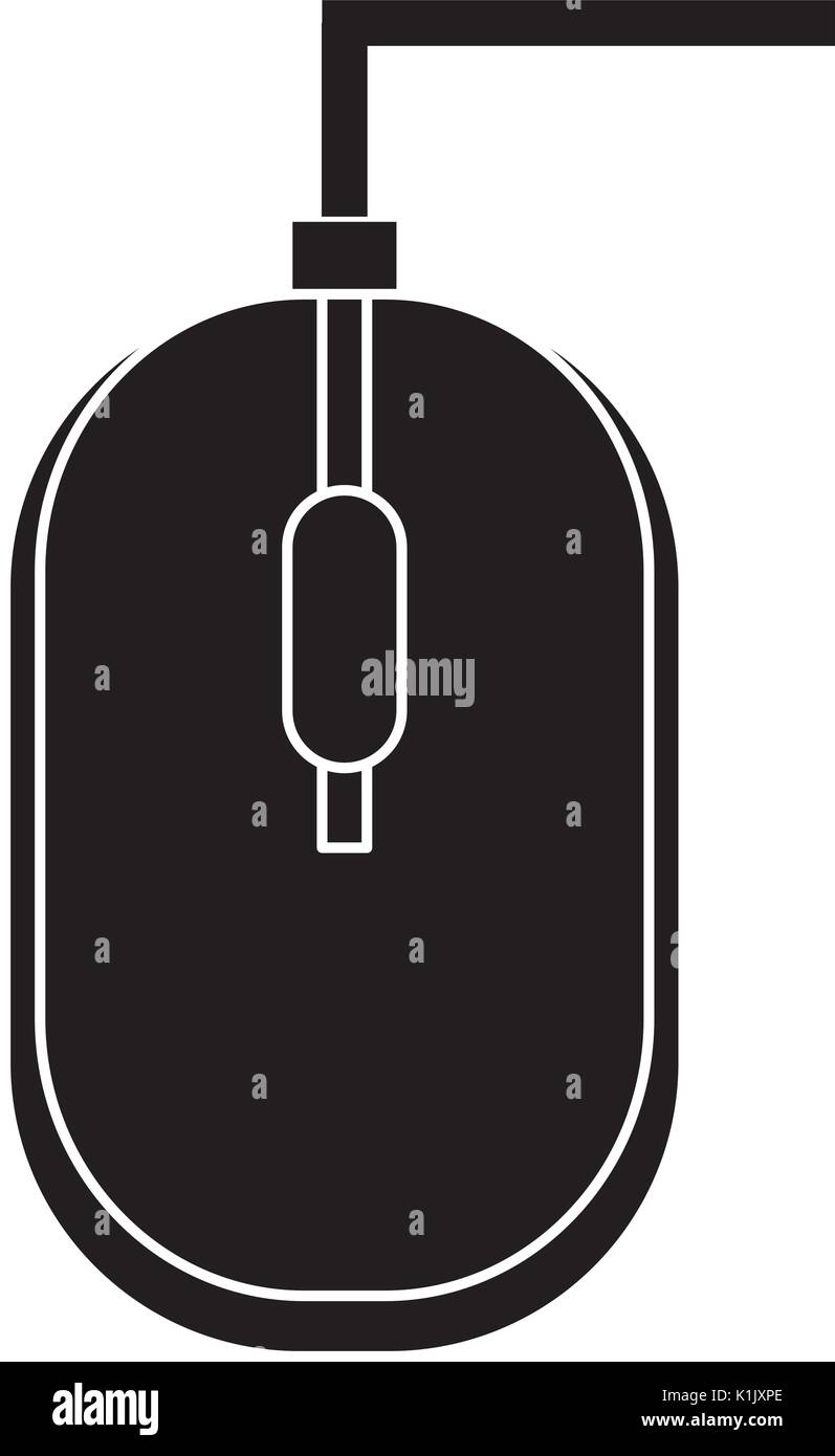 computer mouse isolated icon vector illustration design Stock Vector ...