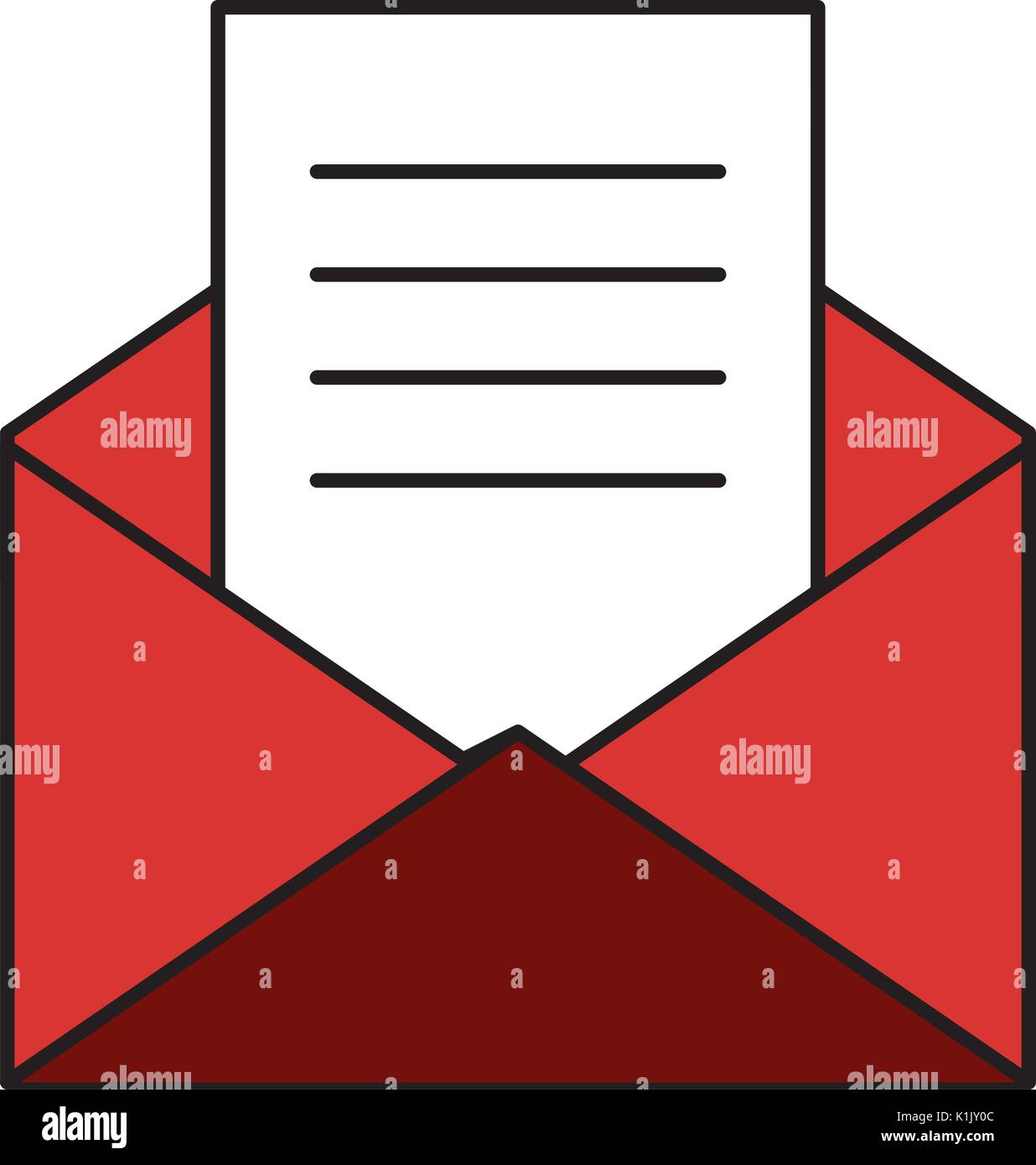 envelope mail isolated icon Stock Vector Image & Art - Alamy