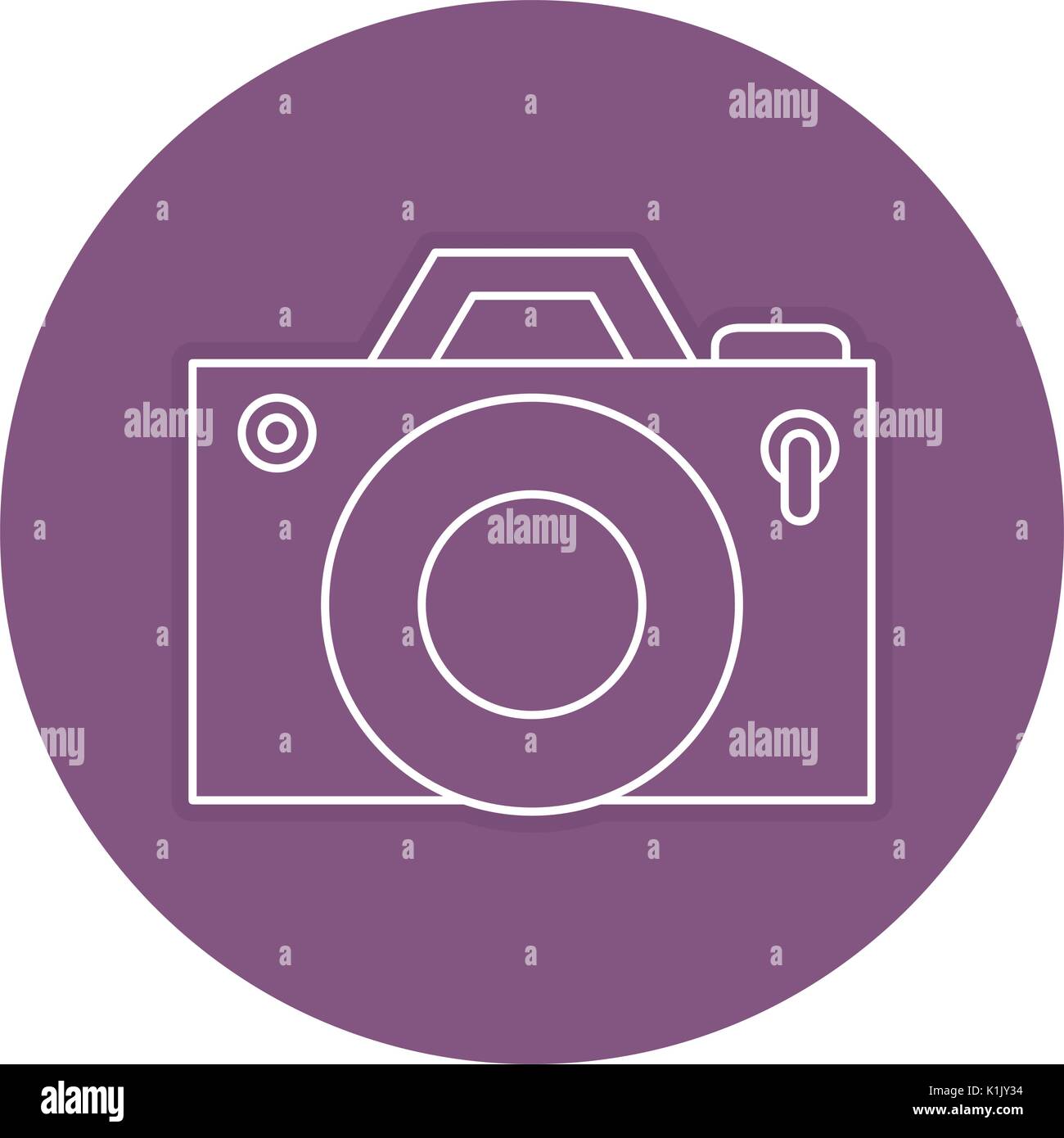 camera photographic isolated icon Stock Vector Image & Art - Alamy