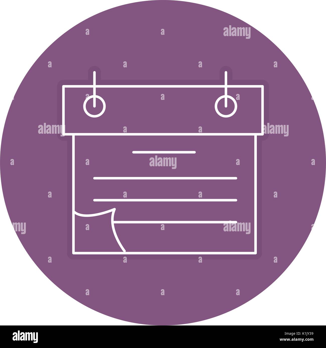 calendar reminder isolated icon Stock Vector Image & Art - Alamy