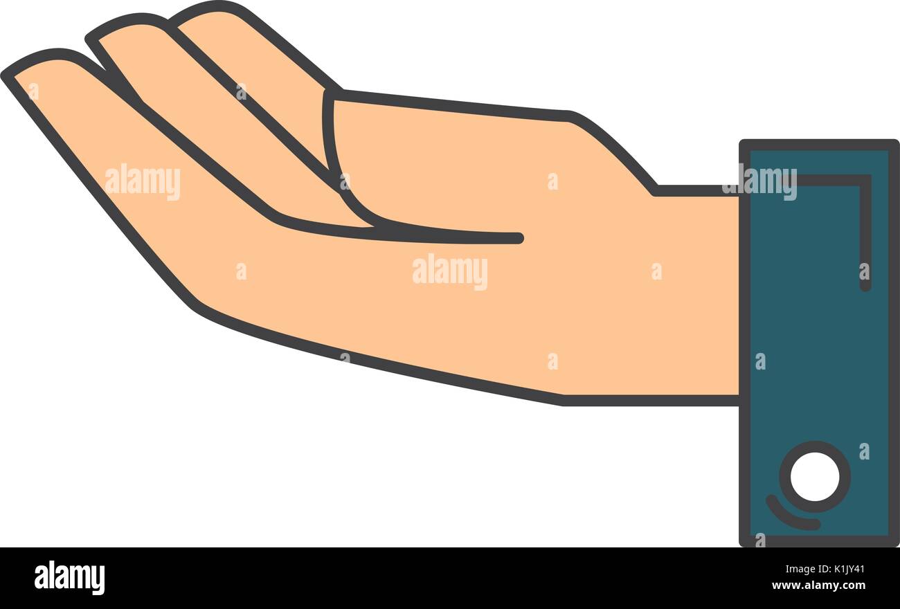 Hand asking isolated icon Stock Vector Image & Art - Alamy