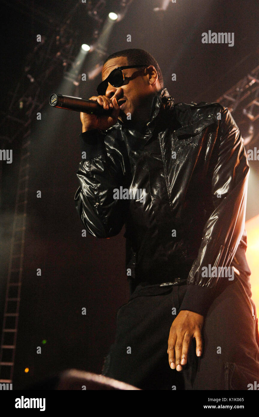 Rapper Shawn Carter aka JayZ performing 2009 Power 106 Powerhouse Honda Center August 8,2009